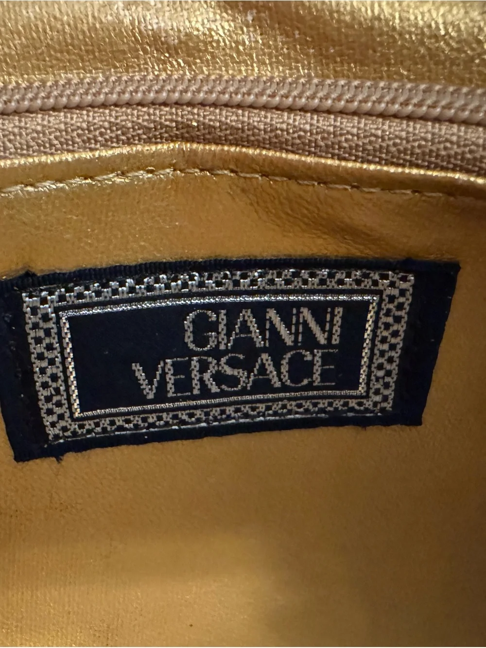 Authentic Versace Chess Baroque Illusion Satchel - Rare 90s Vintage Bag with COA
